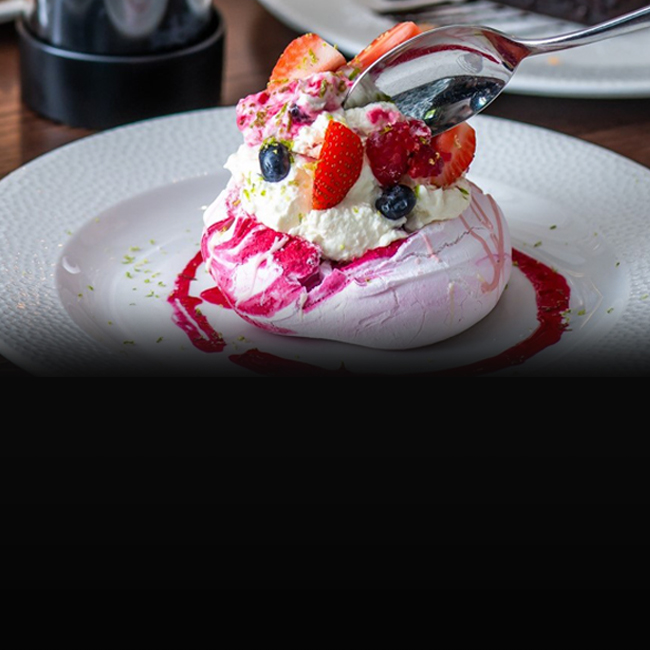 Dessert menu at The Gate