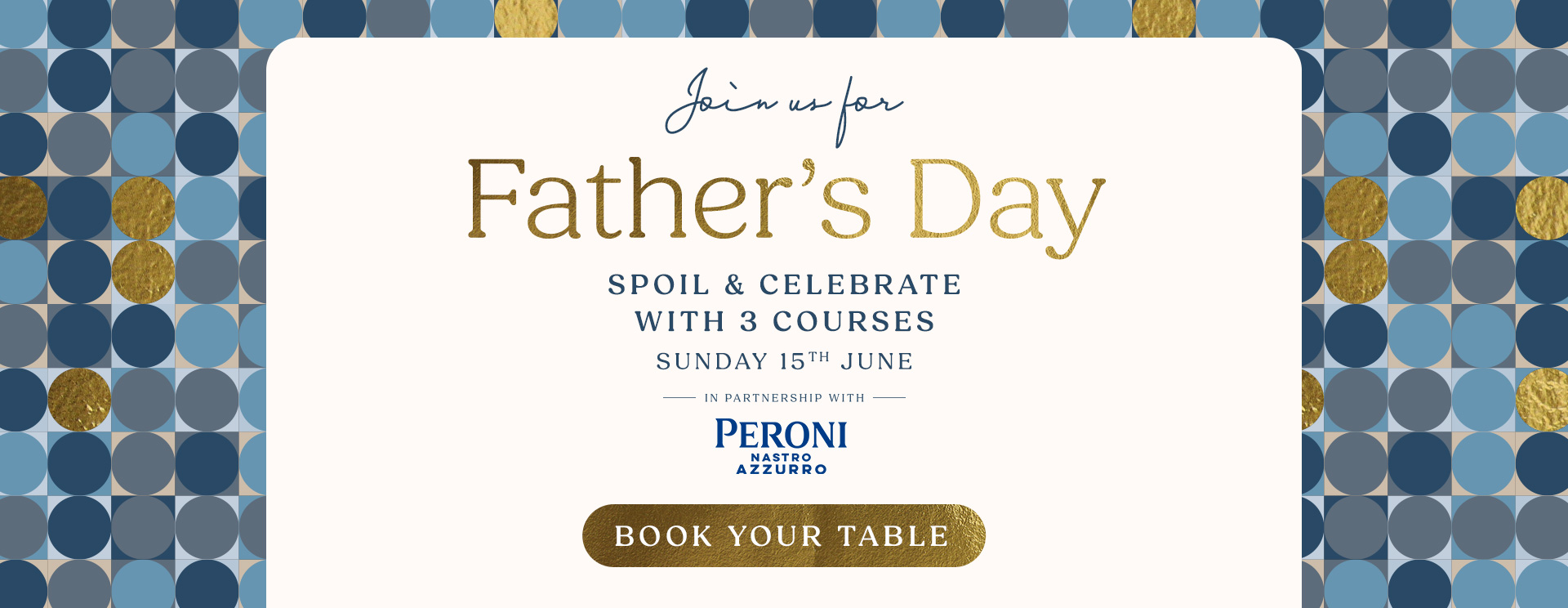Father’s Day menu Rickmansworth