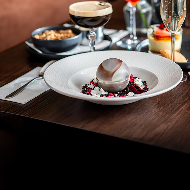 Dessert menu at The Gate